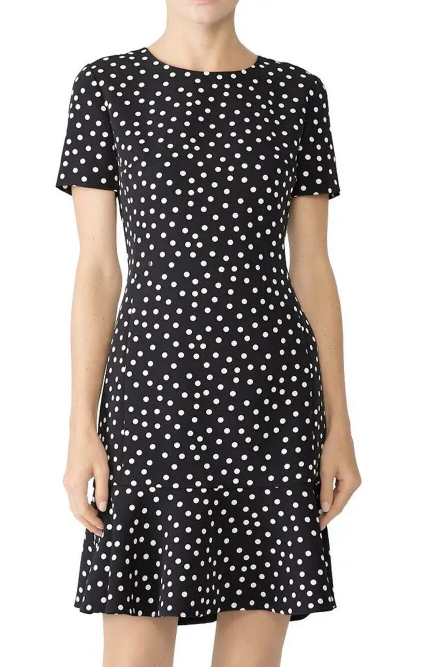 Slate & Willow Black Polka Dot Dress 4
